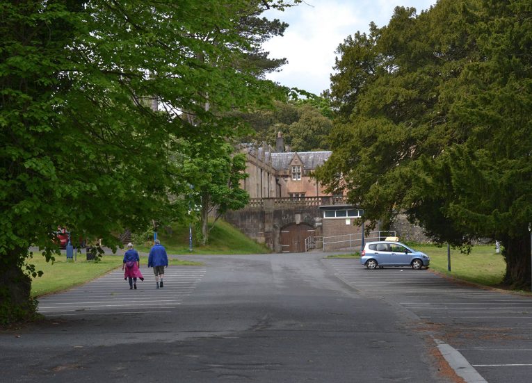 Castle Park Car Park in Bangor City Centre in North Down Co Down Northern Ireland. Treasure Hunt NI