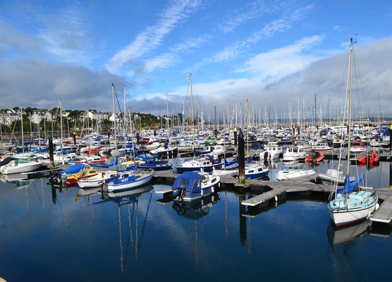 Bangor Marina in Summer Time in Bangor Northern Ireland