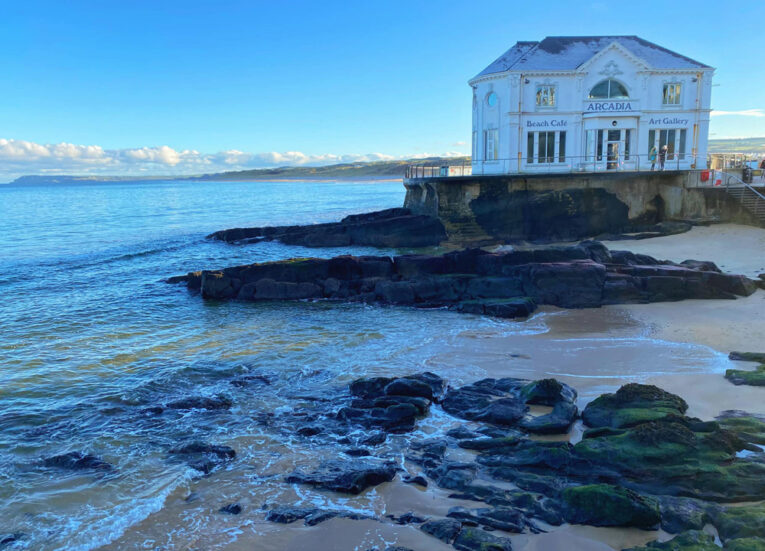 Arcadia Cafe Museum in Portrush in Winter in Causeway Coast NI