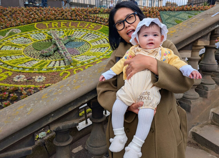 Fanfan and Beansie Anya in Edinburgh